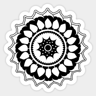 Mandala Flower Sticker